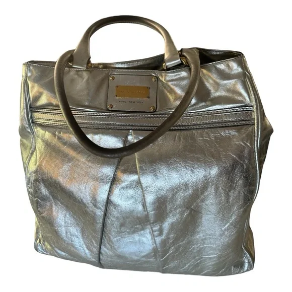 Marc Jacobs Kristen Silver Tote Bag - Picture 11 of 14